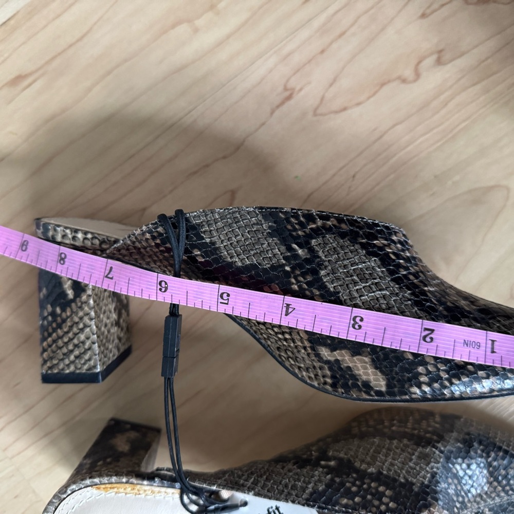 Zara snake print mules size 8 (39)